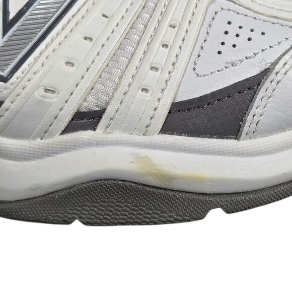 New Balance Sneakers Mens 8 401 V2 Athletic Walking Shoes‎ White Gray Leather main image 5